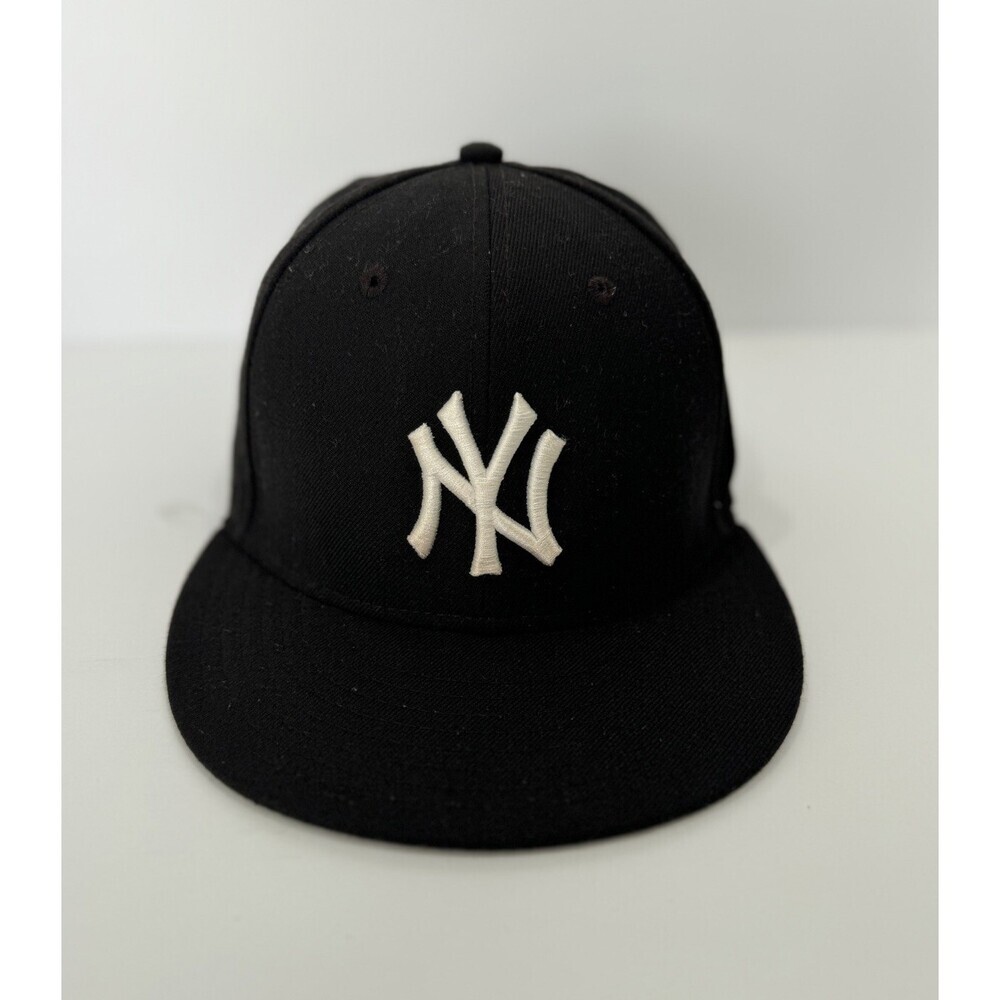 New York Yankees New Era 59FIFTY Hat Cap Unisex Size 7 MLB Black C1